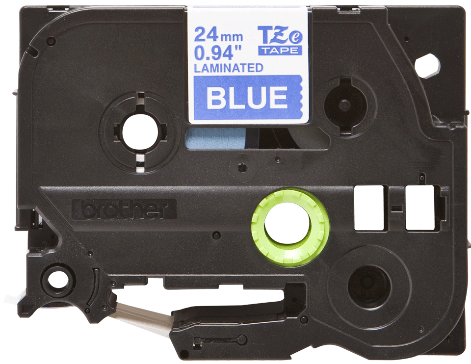 BRO 24MM GLOSS WHITE ON BLUE TAPE thumbnail