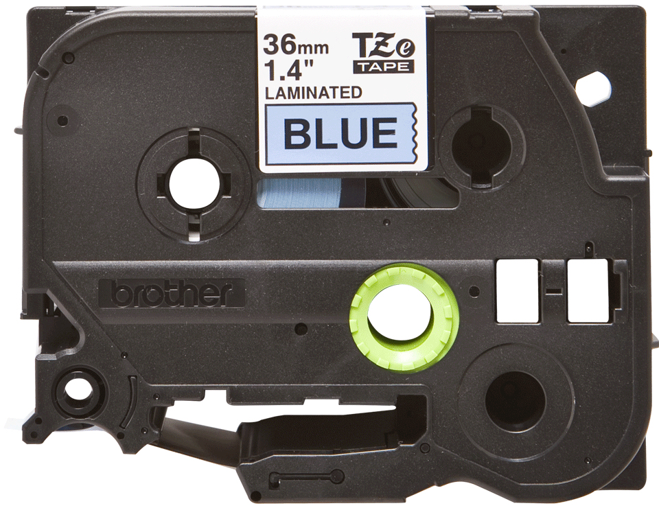 BRO 36MM GLOSS BLACK ON BLUE TAPE thumbnail