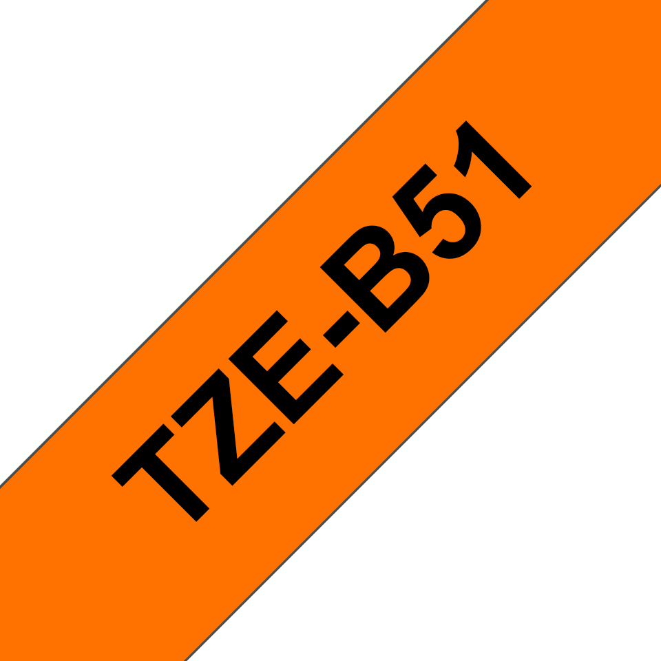 BRO 24MM FLUORESCENT BLACK ON ORANGE thumbnail