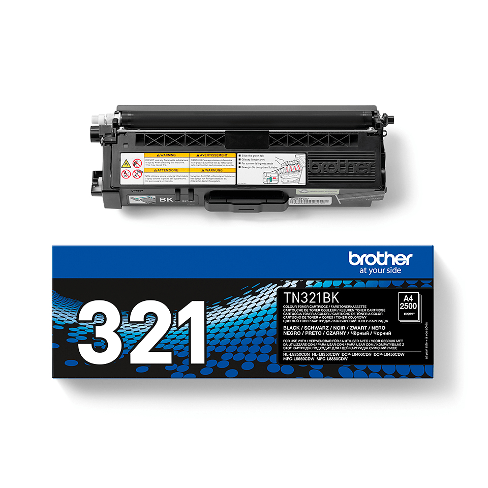 TN321 BLACK TONER2500 PAGES thumbnail