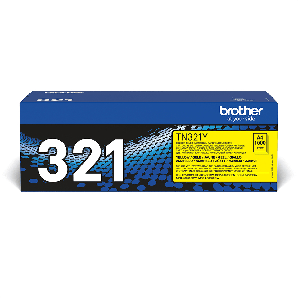 TN321 YELLOW TONER1500 PAGES thumbnail