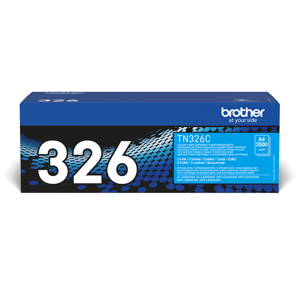 TN326 CYAN TONER3500 PAGES thumbnail