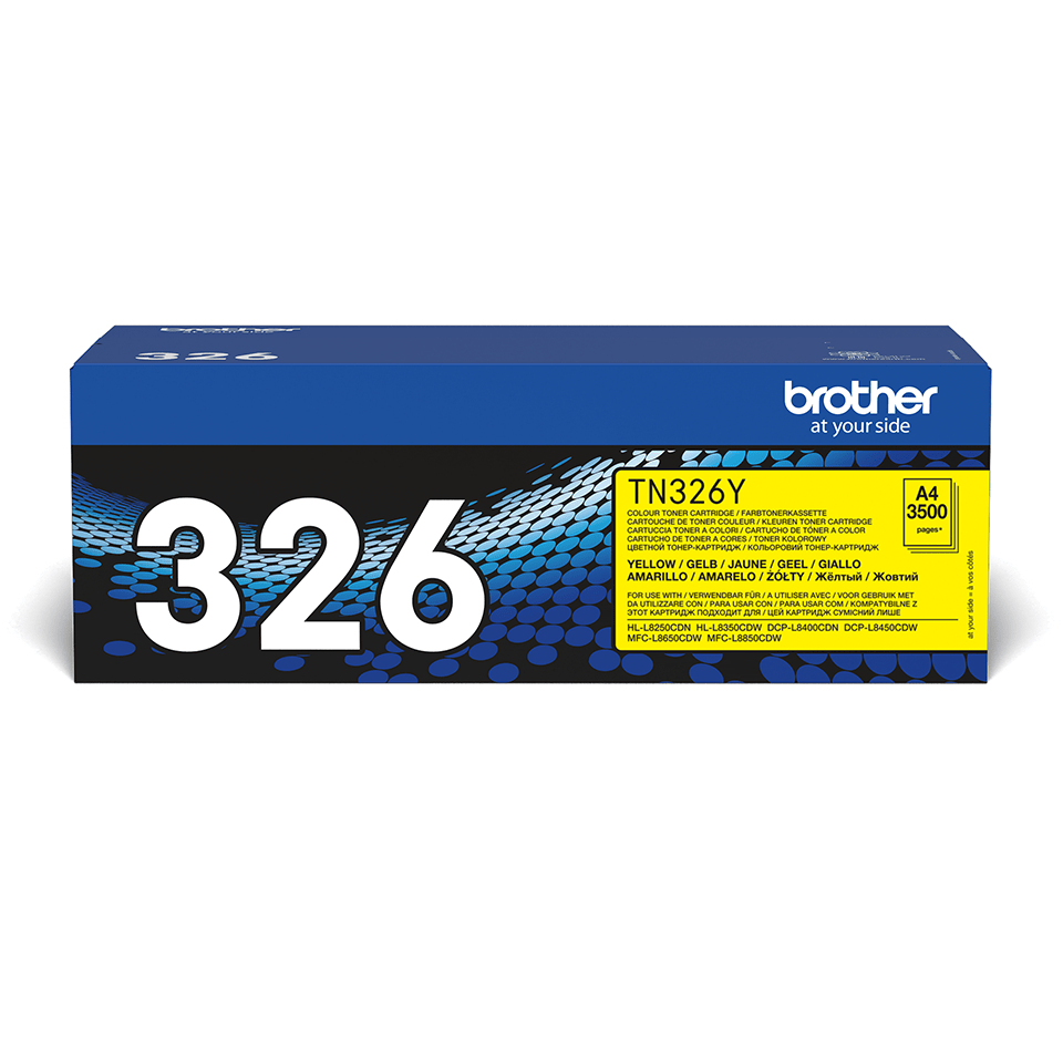 TN326 YELLOW TONER3500 PAGES thumbnail