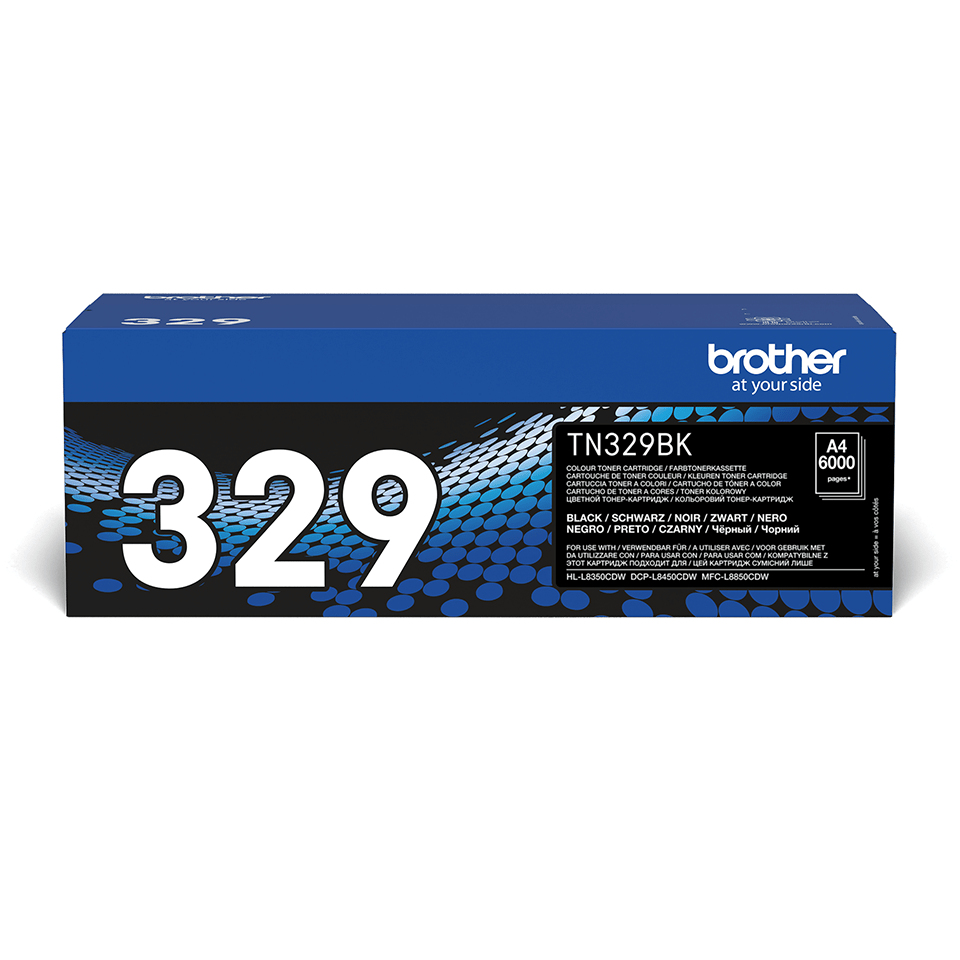 TN329 BLACK TONER6000 PAGES thumbnail