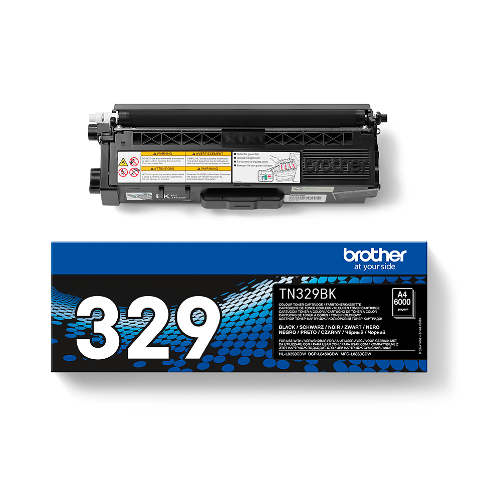 TN329 BLACK TONER6000 PAGES thumbnail