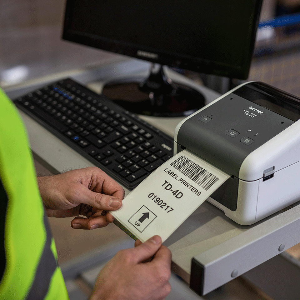 4-inch direct thermal printer delivering 300dpi professional labels with versatile connectivity. 300dpi  Direct Thermal  USB  Serial  Ethernet thumbnail