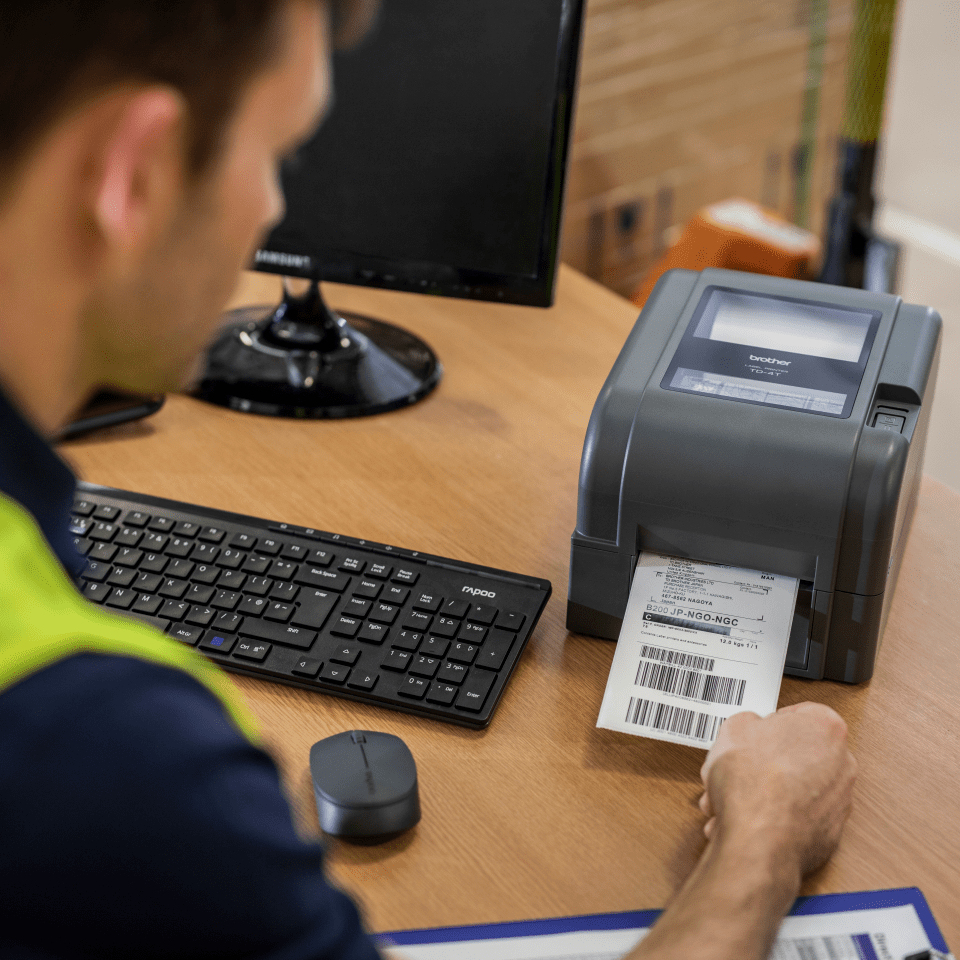 4-inch thermal transfer printer delivering detailed 300dpi labels for business-critical workflows. 300dpi  Thermal Transfer thumbnail