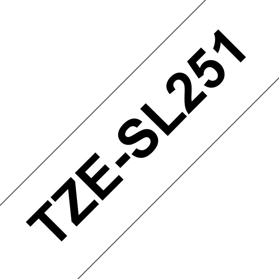 BRITHER TZESL251 BLACK ON WHITE thumbnail
