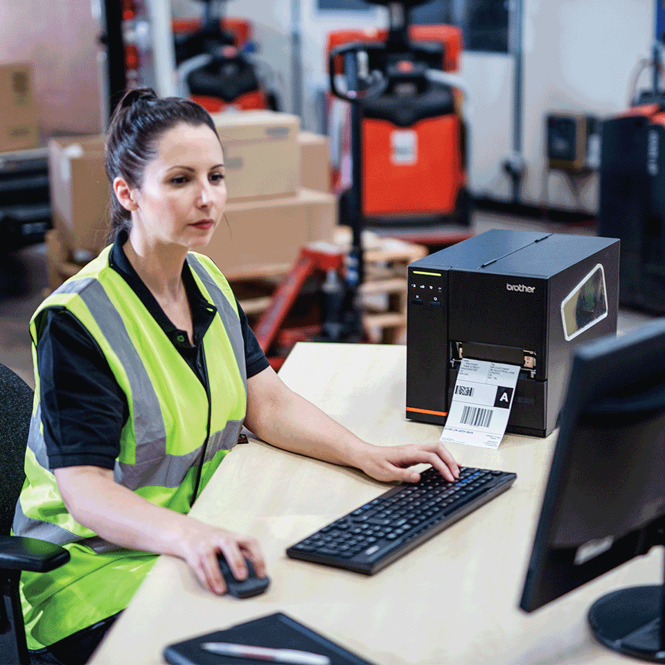 Industrial 4-inch thermal transfer printer, 203dpi with LED and touchscreen. For versatile production needs. 203dpi  Thermal Transfer  LED  Touchscreen thumbnail