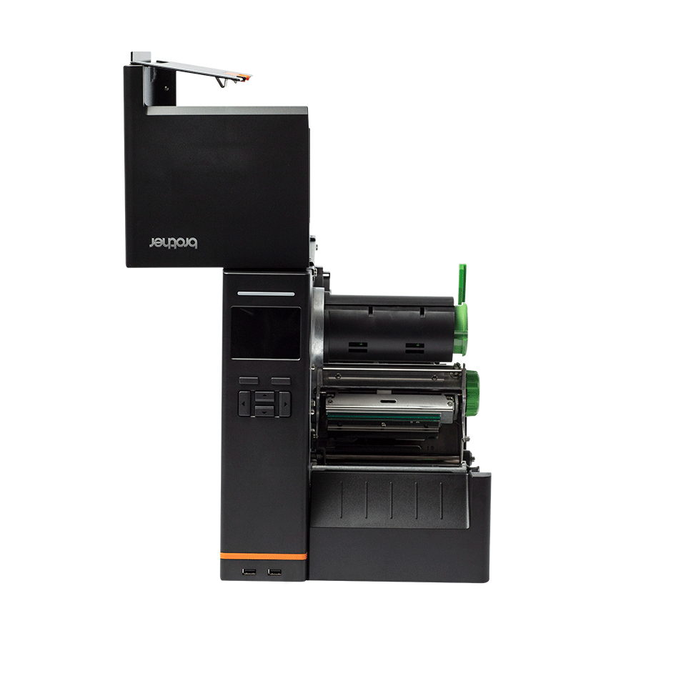 Industrial 4-inch thermal transfer printer producing crisp 300dpi labels with LED status. 300dpi  Thermal Transfer  LED thumbnail