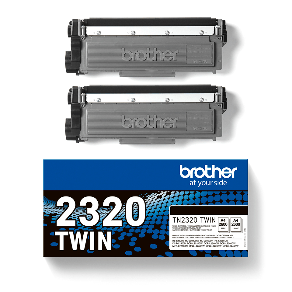 BLACK TONER TWIN PACKHL-L2300DN HL-L2340DW thumbnail
