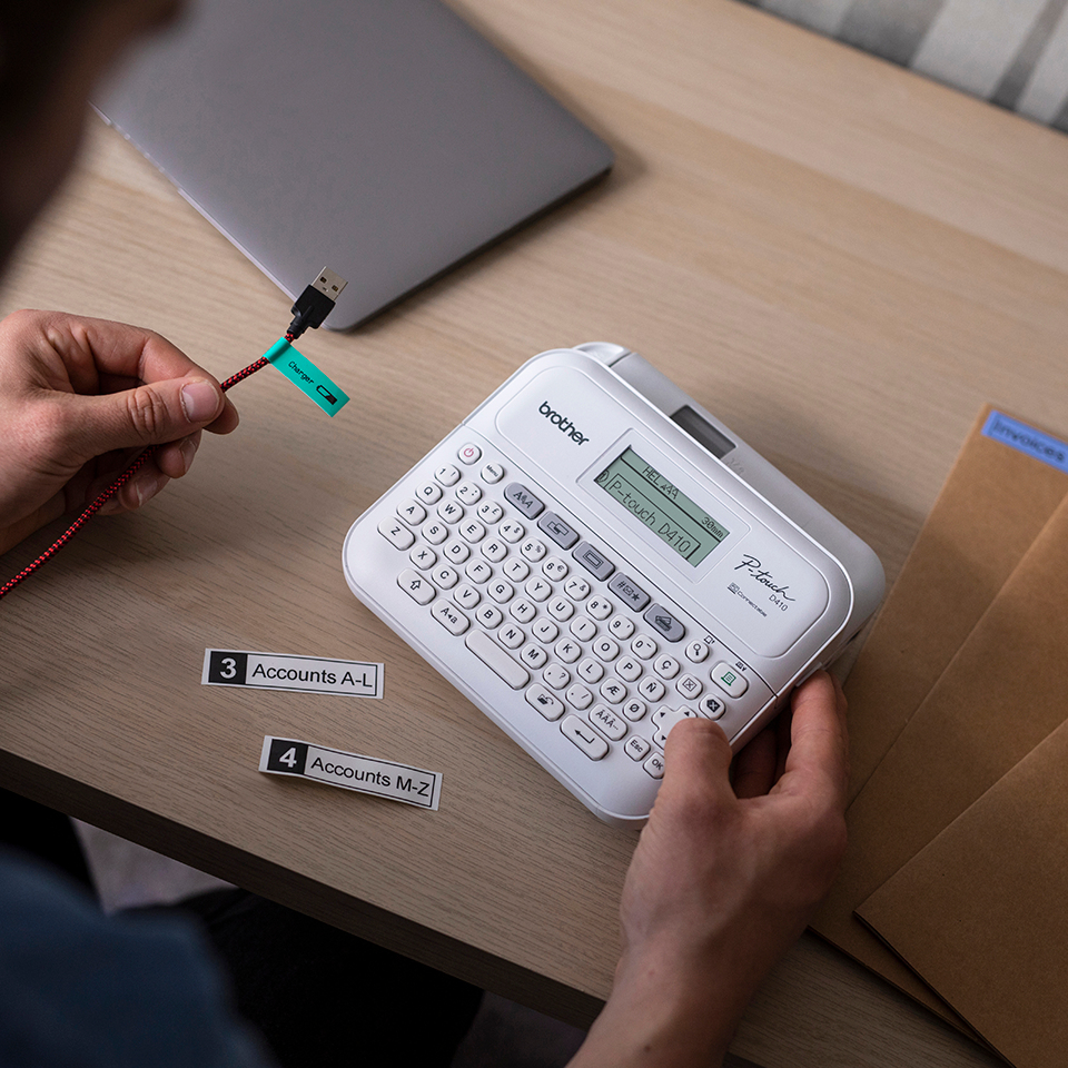 EU Product - Pt-D410Vp Label Printer Zink Zero-Ink - Printer - 180 dpi thumbnail