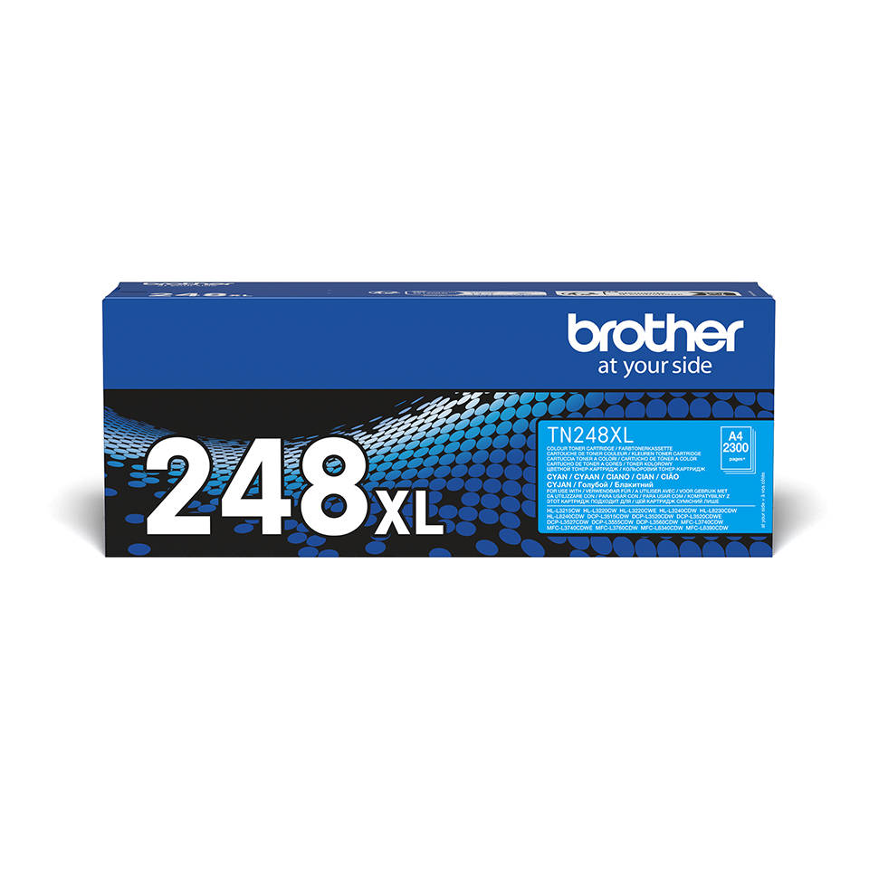 TN248XLC CYAN TONER CARTRIDGE. thumbnail