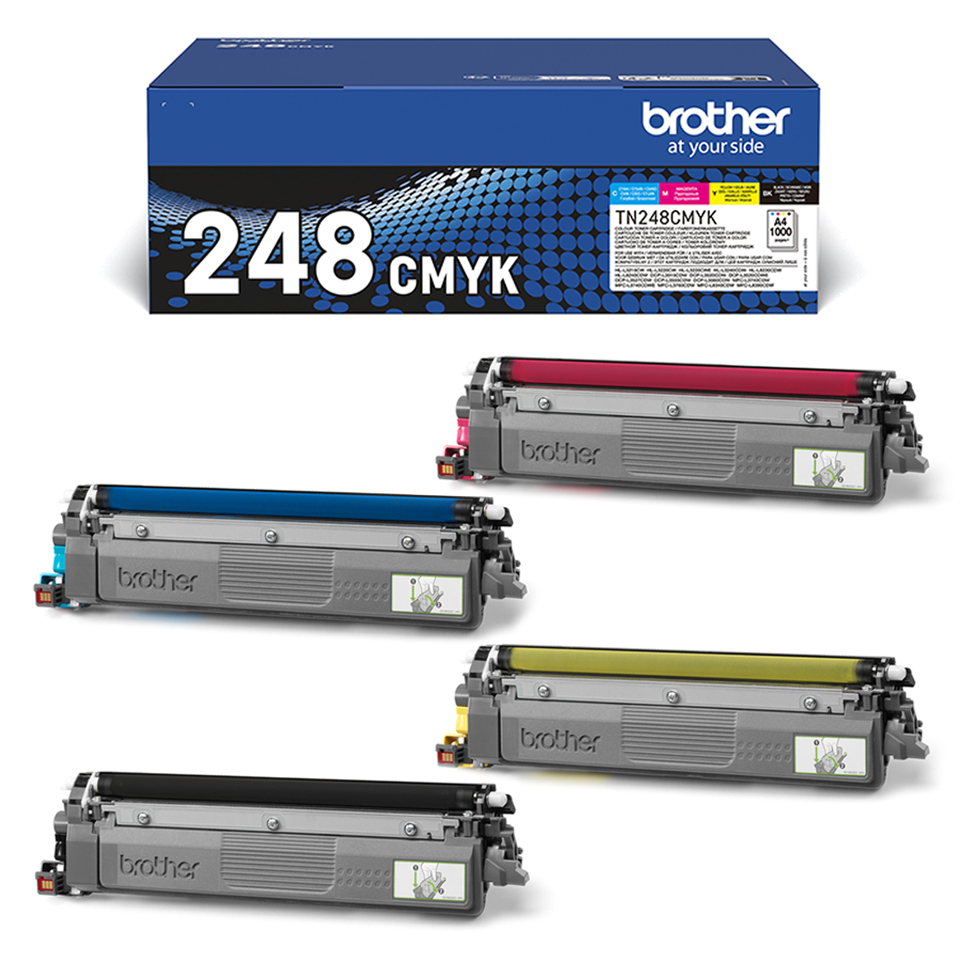 TN248CMYK TONER VALUE PACK. thumbnail