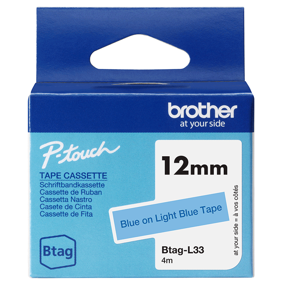 EU Product - Schriftband Btag-L33 blau auf hellblau thumbnail