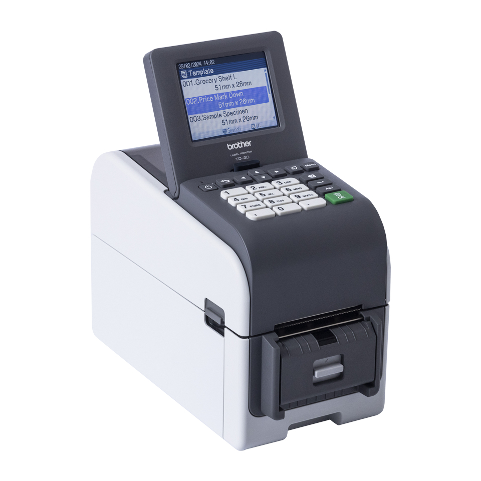 2-inch direct thermal printer with 203dpi and smart touchscreen control. 203dpi  Direct Thermal  USB  Ethernet  Touchscreen thumbnail