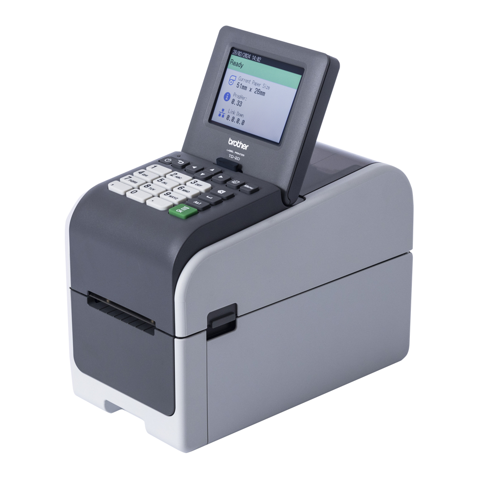 2-inch direct thermal printer with 203dpi and smart touchscreen control. 203dpi  Direct Thermal  USB  Ethernet  Touchscreen thumbnail