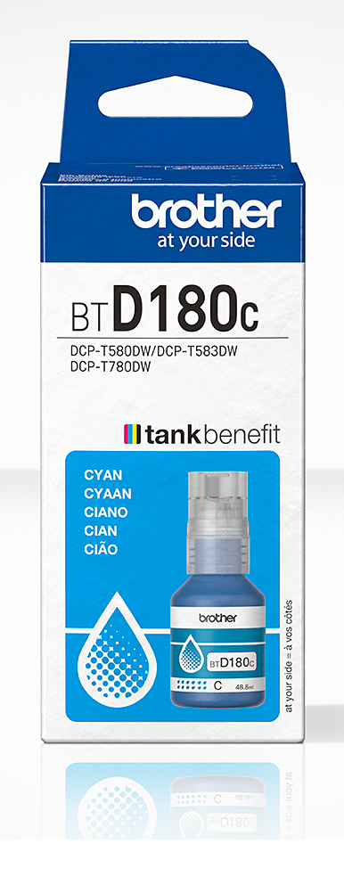 BTD180 CYAN INK5K PAGE YIELD FOR DCP-T580DW thumbnail