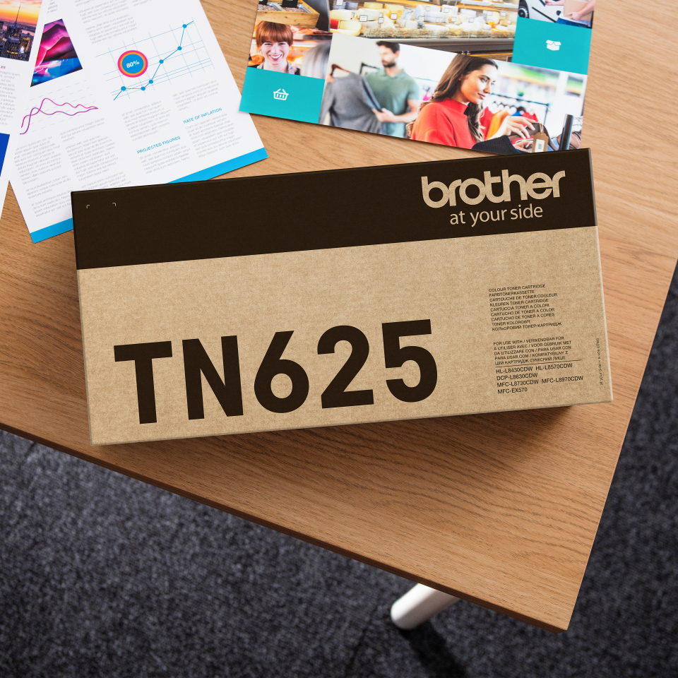 TN625M MAGENTA TONERDCP-L8630CDW HL-L8430CDW 8572 thumbnail
