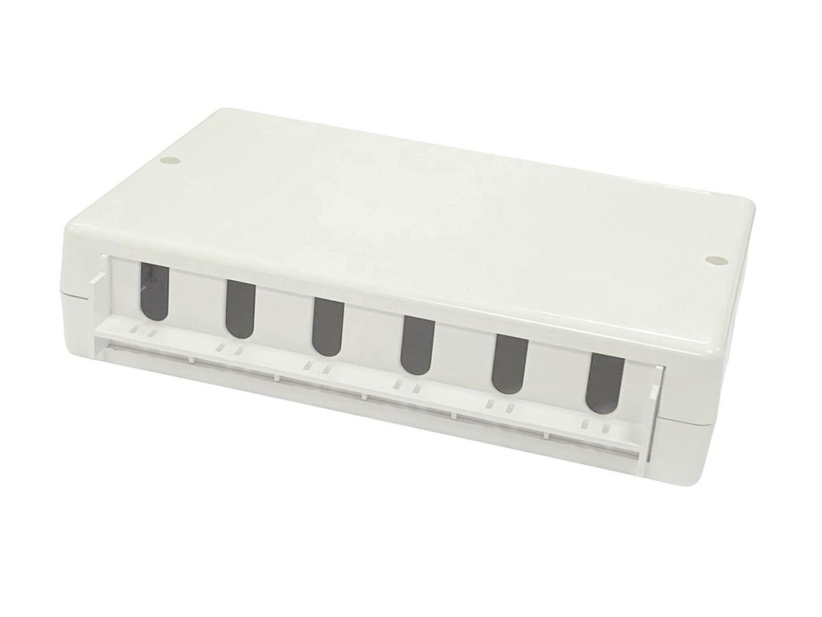 Surface mount box for 6/12 x  RJ45 jack thumbnail