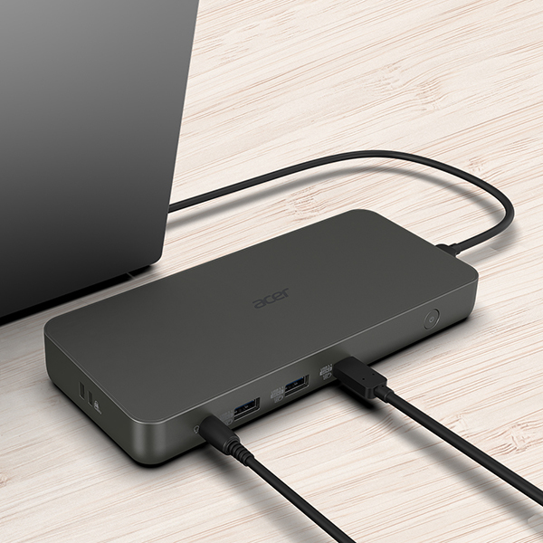 USB Type-C Docking Station D501 USB 3.2 Gen 1 (3.1 Gen 1) Type-C Grey thumbnail