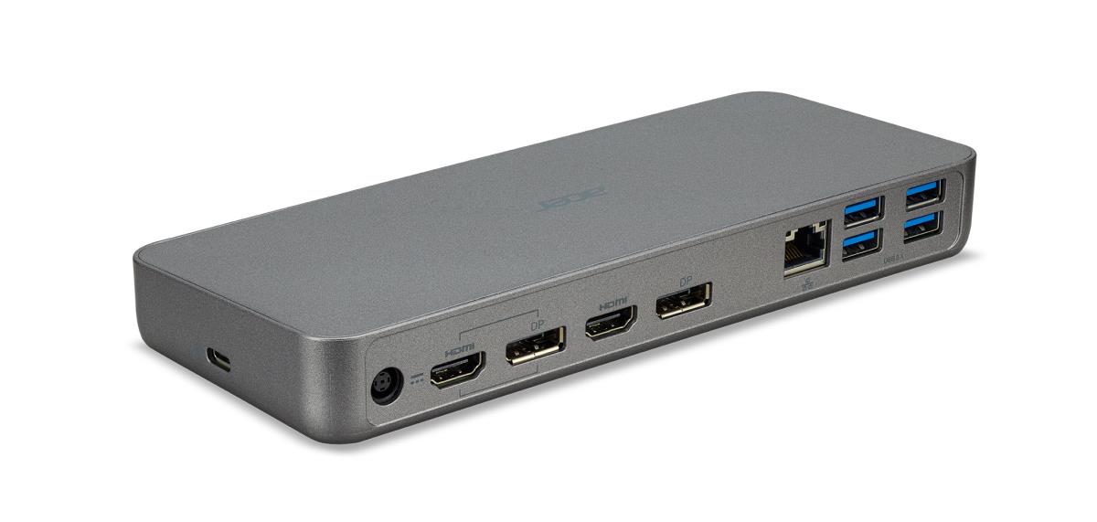 USB Type-C Docking Station D501 USB 3.2 Gen 1 (3.1 Gen 1) Type-C Grey thumbnail
