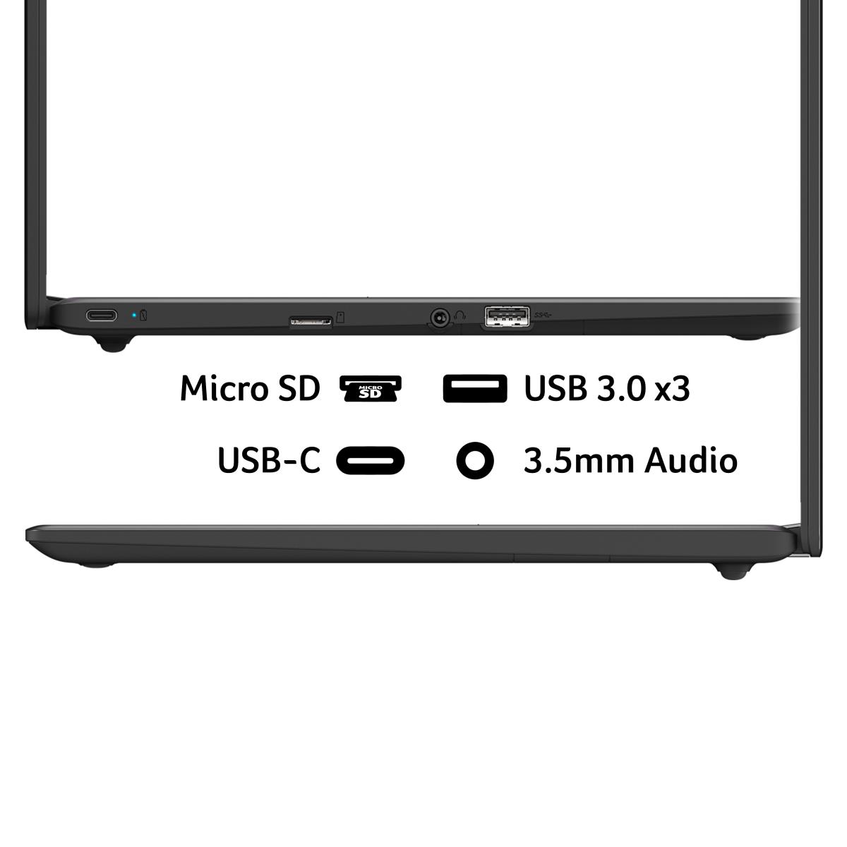 ChromeBook 314 (CBOA314-1H) - Intel Celeron N N4500 4GB RAM 64GB SSD 14 ChromeOS Laptop - Black - NX.J37EK.001 thumbnail
