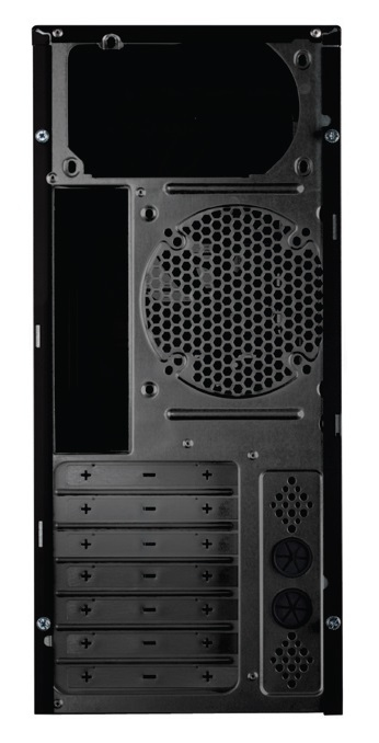 VSK-4000B-U3/U2 Mid Tower Case, 1 x USB 3.0 / 1 x USB 2.0, Galvanized Steel, Vented Side Panel, 1 x Pre-Installed Fans, ATX, Micro-ATX, Mini-ITX Compatible thumbnail