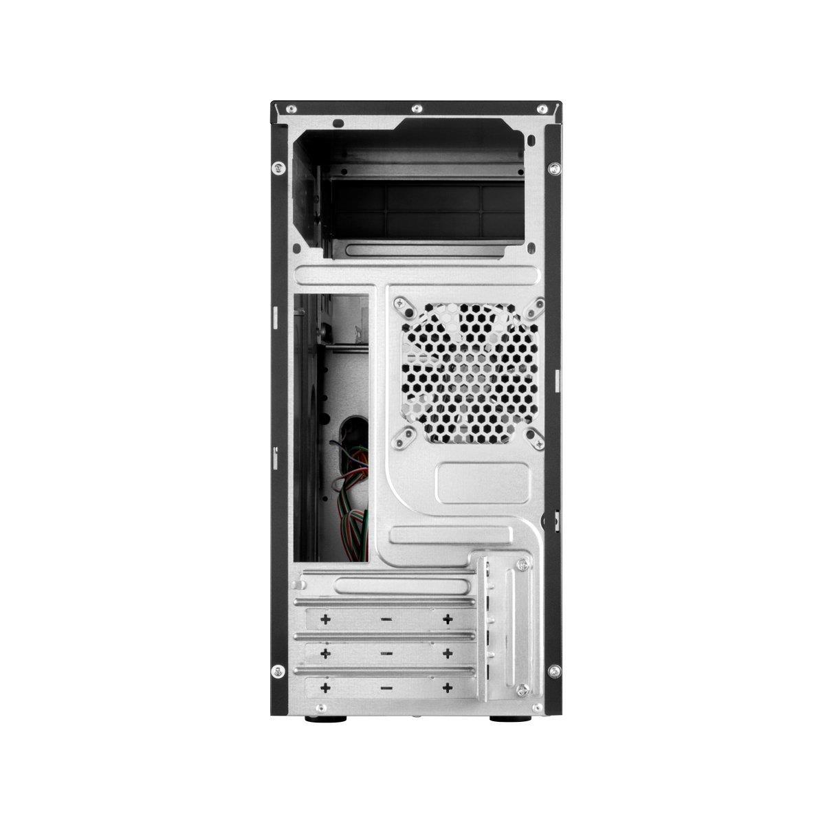 VSK-3000B-U3/U2 Micro Tower Gaming Case, 1 x USB 3.0 / 1 x USB 2.0, SGCC steel, Vented Side Panel, 1 x Pre-Installed 92mm Rear Exhaust Fan, Micro-ATX, Mini-ITX Compatible thumbnail