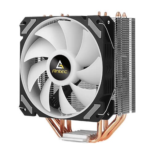 A400i Fan CPU Cooler, Universal Socket, 120mm Neon Light Effect Silent RGB PWM Fan, 1800RPM, 4 Direct-Touch Copper Heatpipes, Intel LGA 1700 Bracket Included thumbnail