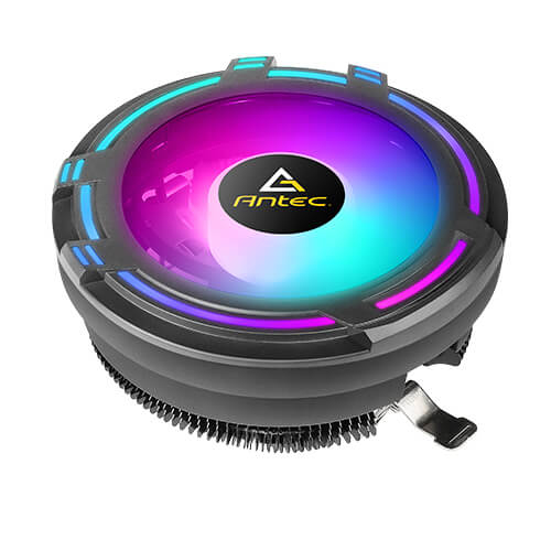T120 Fan CPU Cooler, Universal Socket, 120mm Chromatic Silent RGB Fan, 1500RPM, Massive Black Aluminium Fins for Enhanced Cooling Performance, Designed for Small Form Factor Cases thumbnail