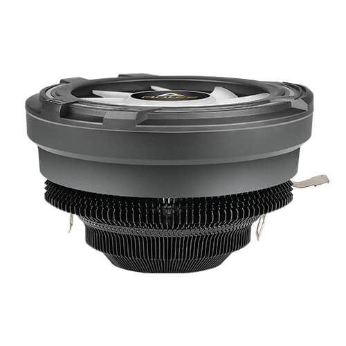 T120 Fan CPU Cooler, Universal Socket, 120mm Chromatic Silent RGB Fan, 1500RPM, Massive Black Aluminium Fins for Enhanced Cooling Performance, Designed for Small Form Factor Cases thumbnail