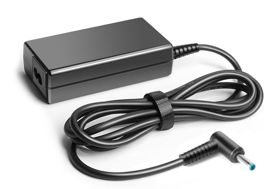 709985-001 compatible 65W charger with 4.5mm tip - Supplied with UK power cable thumbnail