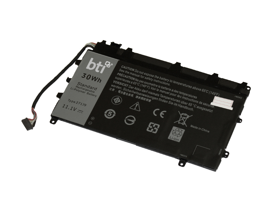 30Wh 3 cell 271J9 compatible battery for DELL LATITUDE 13 7350 LATITUDE 7350 thumbnail