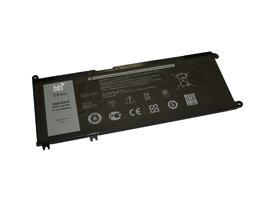 Replacement Battery for Dell Chromebook 13 3380 replacing OEM part numbers V1P4C FMXMT 0FMXMT// 7.6V 7000mAh thumbnail