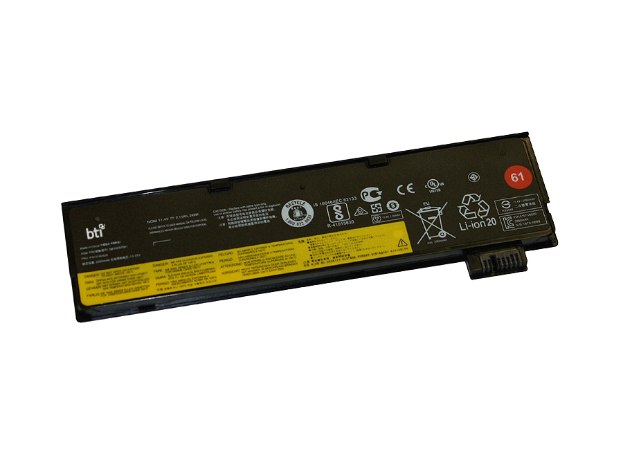 24Wh 3 cell SB10K97585 compatible battery for LENOVO THINKPAD P51S A475 THINKPAD T470 20JN THINKPAD T470 20JM THINKPAD T470 20HE thumbnail