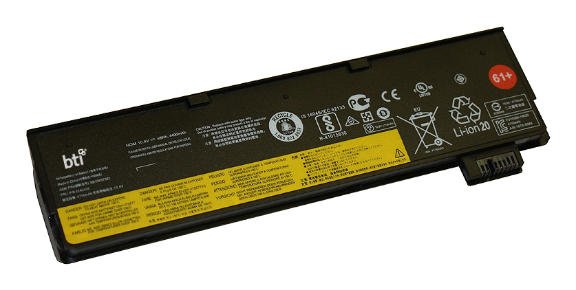 Replacement Battery for Lenovo Thinkpad T470 T480 T570 T580 P51S A475 replacing OEM part number 4X50M08811 61+ // 10.8V 4400mAh thumbnail