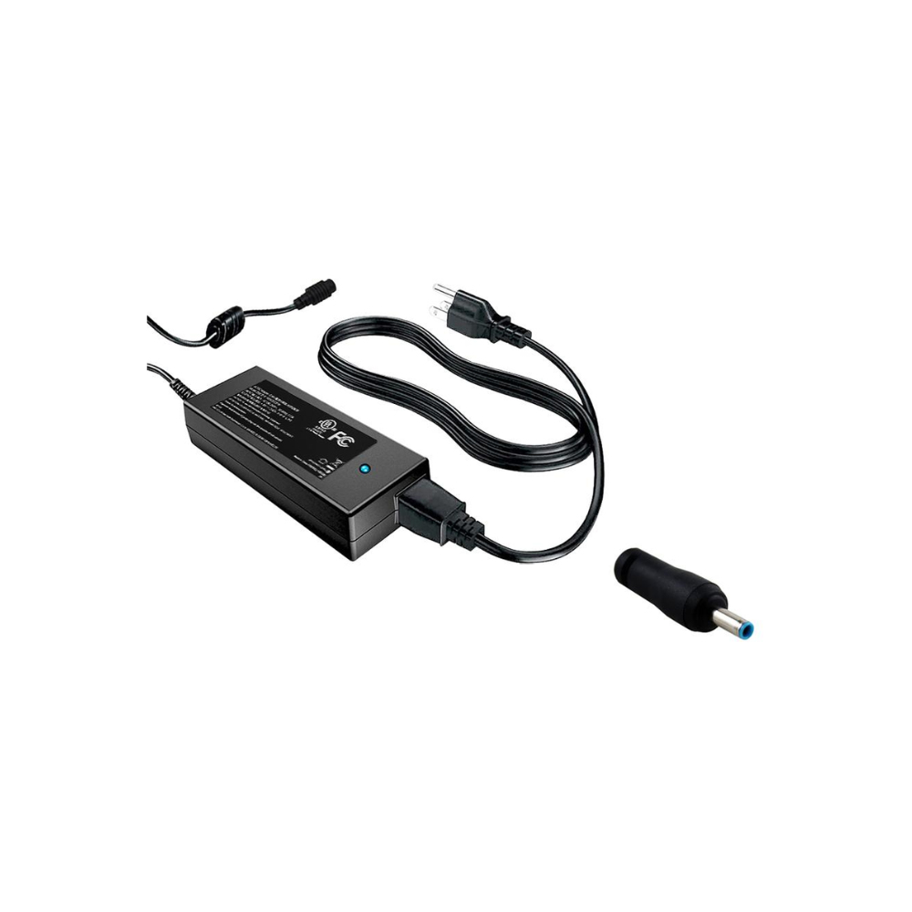 710412-001 compatible 65W charger with 4.5mm tip - Supplied with UK power cable thumbnail
