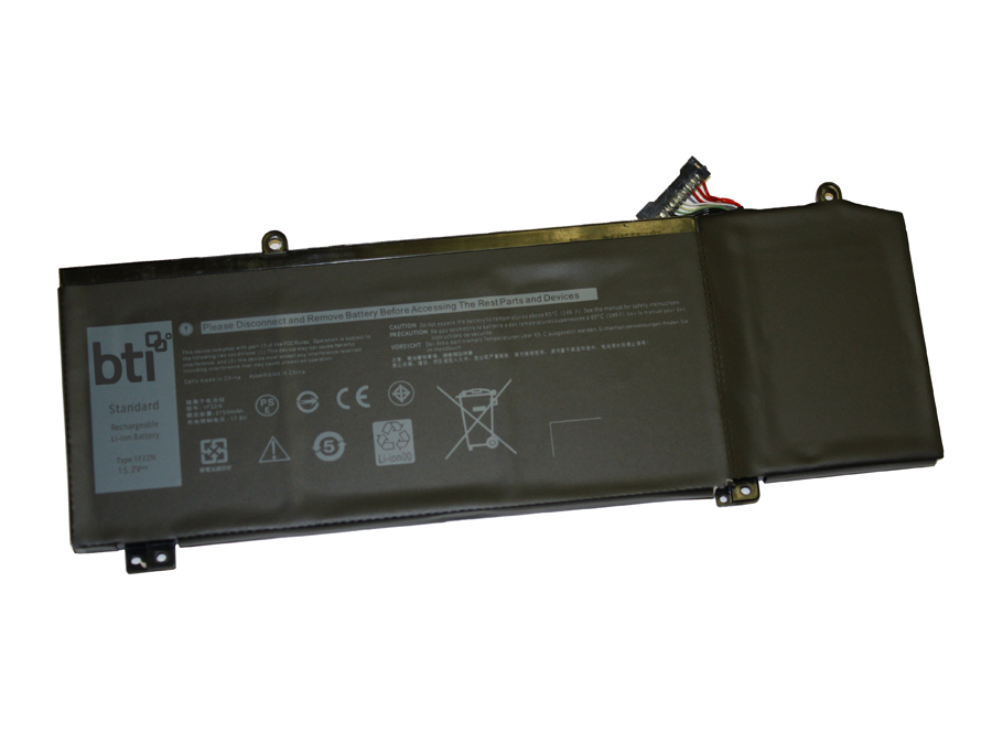 60Wh 4 cell 1F22N compatible battery for DELL G7 17 (7790) G7 15 (7590) G5 15 (5590) ALIENWARE M17 ALIENWARE M15 thumbnail
