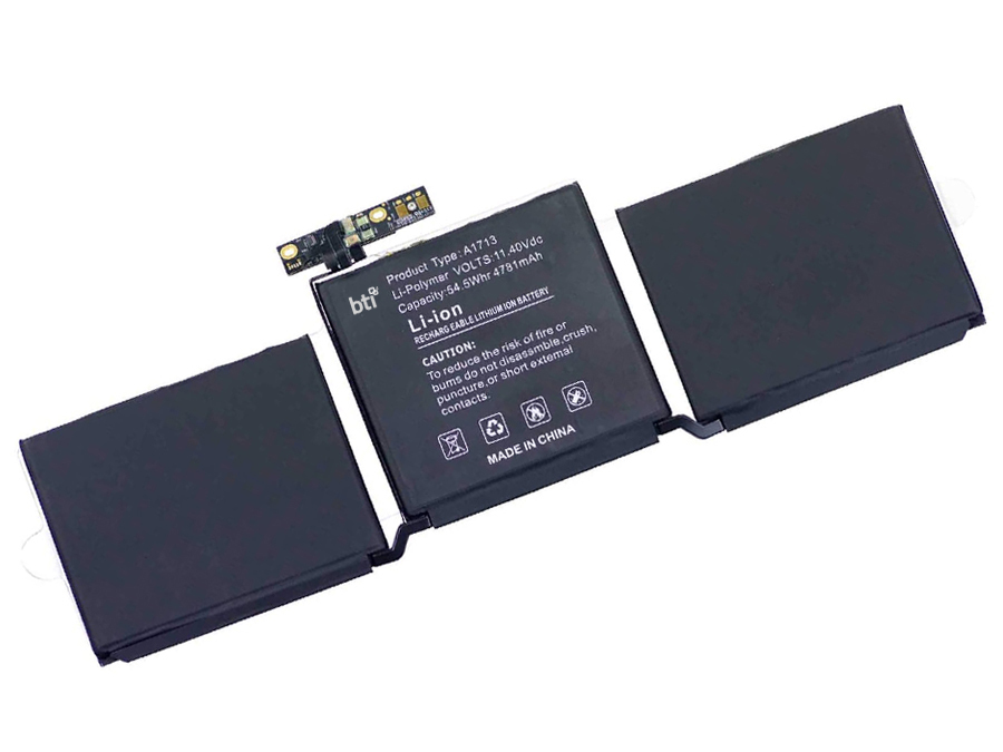 54.5 6 cell A1713 compatible battery for APPLE A1713 MACBOOK PRO 13 A1708 (2016-2017) MACBOOK PRO 13-INCH 2016 MLL42LL/A thumbnail