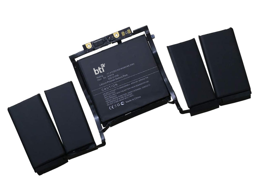 49Wh 6 cell A1819 compatible battery for APPLE A1819 EMC 3163 EMC 3071 MACBOOK PRO 13-INCH 2016 MLH12LL/A thumbnail
