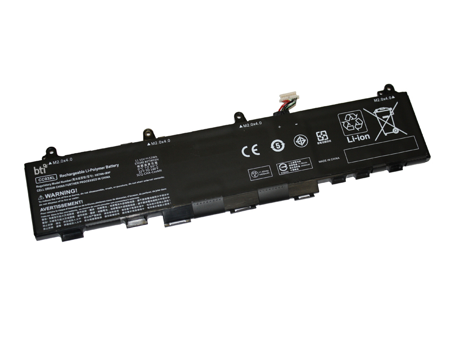 Replacement 3 cell battery for HP Elitebook 830 835 840 845 G7 and G8 / Probook 6345 Aero G7 and G8 / Zbook Firefly G7 and G8 replacing OEM battery models CC03XL HSTNN-L88Q L77608-421 L78555-005 // 11.55V 53Wh thumbnail