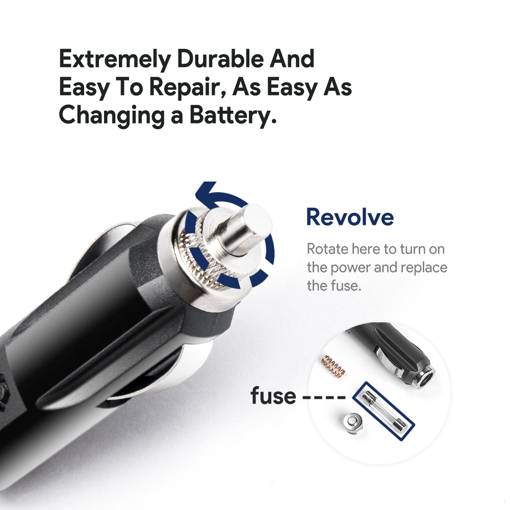 100W USB-C Car charger with self adjusting output voltage for all USB-C powered devices up to 100W thumbnail
