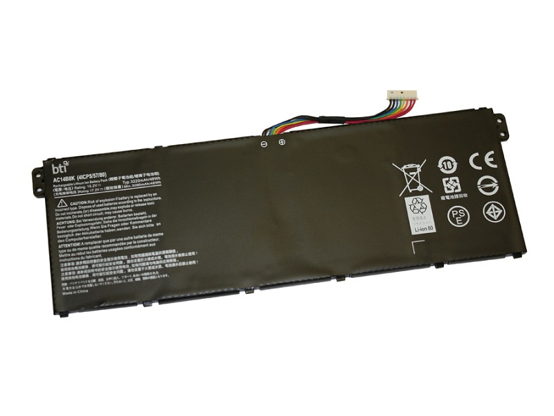 48Wh 4 cell KT0030G.004 compatible battery for ACER PREDATOR PH317-52 NITRO 5 AN515 TRAVELMATE X349 ASPIRE V3-331 TRAVELMATE P276-MG thumbnail