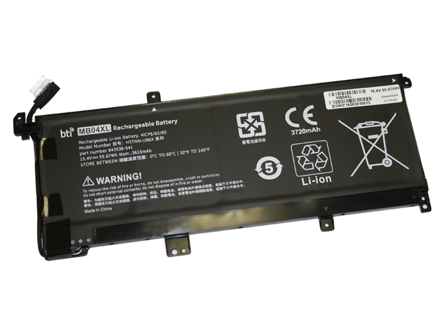 55.6 4 cell MB04XL compatible battery for HP - COMPAQ ENVY X360 M6-AR004DX CONVERTIBLE PC ENVY X360 M6-AQ105DX CONVERTIBLE PC thumbnail