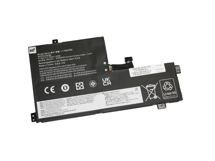 42Wh 3 cell 5B10W67306 compatible battery for LENOVO IDEAPAD 3 CB-14IGL05 82C1 IDEAPAD 3 CB-11IGL05 82BB IDEAPAD 3 CB-11IGL05 82BA thumbnail