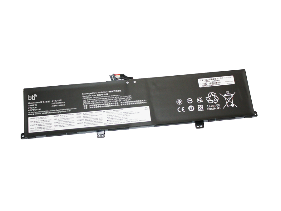 80Wh 4 cell SB10X19048 compatible battery for LENOVO THINKPAD X1 EXTREME 3RD GEN 20TL THINKPAD X1 EXTREME 3RD GEN 20TK THINKPAD P1 GEN 3 20TJ thumbnail