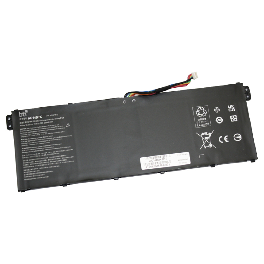 50.7 4 cell AC14B7K compatible battery for ACER ASPIRE R7-372T ASPIRE R7-371T ASPIRE R5-471T ASPIRE R5-431T ASPIRE R3-131T ASPIRE E5-771G thumbnail