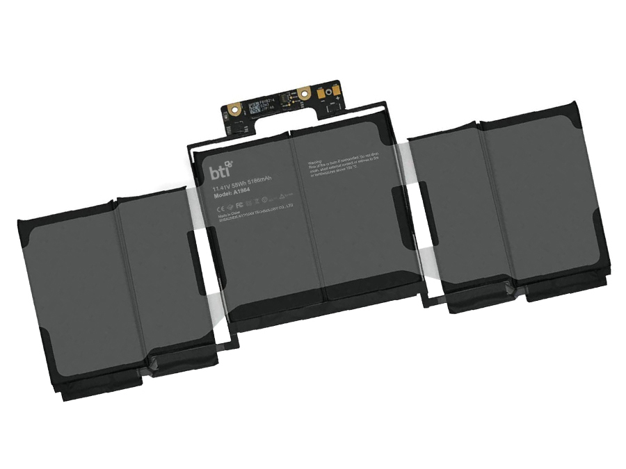 58Wh 6 cell MWP72LL/A compatible battery for APPLE 020-02497 MACBOOK PRO 13 A2251 MACBOOK PRO 13 A1989 MACBOOK PRO 13-INCH 2018 MR9Q2LL/A thumbnail
