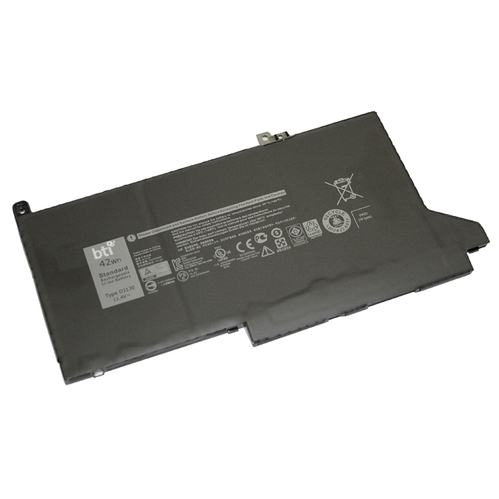 Replacement Battery for Latitude 7480 7280 7490 7390 7380 7290 replacing OEM part numbers DJ1J0 0DJ1J0  C27RW 451-BBZL PGFX4 // 11.4V 3500mAh 42Whr thumbnail